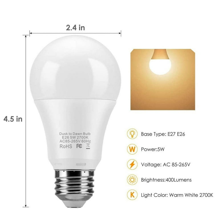 GU10 LED Light Bulb 5W Soft Warm White 3000K 400LM AC 85-265V NO