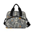 thumbnail image 6 of FORMRS Reusable Lunch Bag for Work School Leakproof Insulated Cooler with Adjustable Shoulder Strap, Halloween Dancing Skeleton, 6 of 6