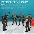 thumbnail image 3 of JUNWELL6 Pcs Soldier Model Accessory Models Realistic Army Ranger Mini Soldiers Figures Dolls, 3 of 6