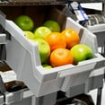 thumbnail image 2 of Seville Classics Extra-Wide 7-Tier NSF 21-Bin Rack, 48" W x 14" D x 56" H, Gray, 2 of 16