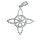 thumbnail image 4 of JOYARIS Collar Nudo De Bruja Celta Plano Zirconias Plata Ley 925 DM-0001148, 4 of 5