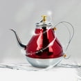 thumbnail image 3 of Bouilloire Rouge en Acier Inoxydable Isolation Thermique Lot de 1, 3 of 8