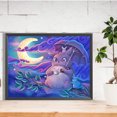 thumbnail image 3 of 5D bricolaje taladro redondo completo diamante pintura Totoro decoración del hogar arte artesanal FLhrweasw Nuevo, 3 of 9