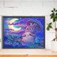 thumbnail image 3 of 5D bricolaje taladro redondo completo diamante pintura Totoro decoración del hogar arte artesanal FLhrweasw Nuevo, 3 of 9