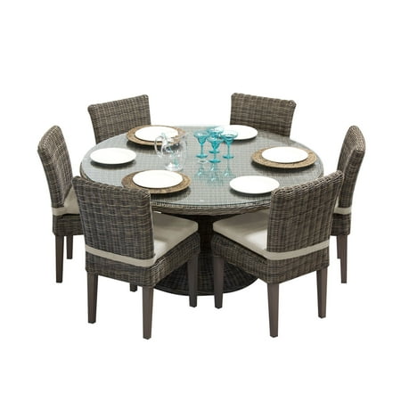 Royal Vintage Stone 60 Inch Outdoor Patio Dining Table ...