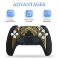 thumbnail image 4 of Skin Sticker for PS5 Slim Standard PS5 Pro Disc Digital Edition Console and Controllers Decals for Playstation 5 (Islamic Pattern,PS5 Slim Disc Edition), 4 of 5
