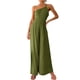 thumbnail image 1 of Ichuanyi Womens Swimsuits Clearance Women's Summer Slimming Straps One Shoulder Pleated High Waist Casual Wide Leg Pants Solid Jumpsuit Romper Ichuanyi Ichuanyi, 1 of 9