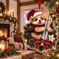 thumbnail image 5 of LOWLHOME Christmas Animals Cash Wallet Ornament, 2D Acrylic Hanging Christmas Tree Ornament, Money Gift Card Holder for Stocking Stuffer Holiday Party Favor Home Decoration, 5 of 5