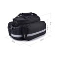 thumbnail image 2 of Bolsa portaequipajes, bolsa impermeable para bicicleta, bolsa trasera para bicicleta, bolsa portaequipajes con funda para lluvia, 2 of 7
