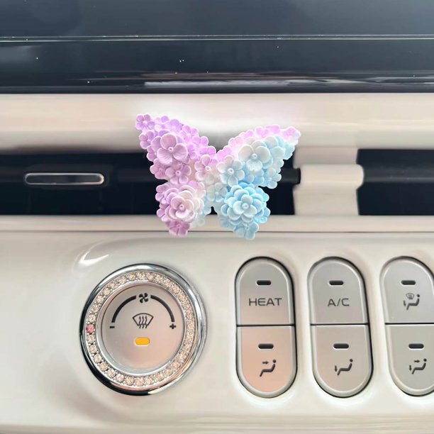 Ganfancp Mini Flor de Aromaterapia Montado En El Coche Artículos de Decoración Interior Del Coche Clip de Aromaterapia Montado En El Coche Accesorios Artículos En Liquidación 1X Adorno de Clip de Ven