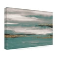 thumbnail image 4 of Trademark Fine Art 'Gilded Storm I Teal Grey' Canvas Art by Chris Paschke, 4 of 4