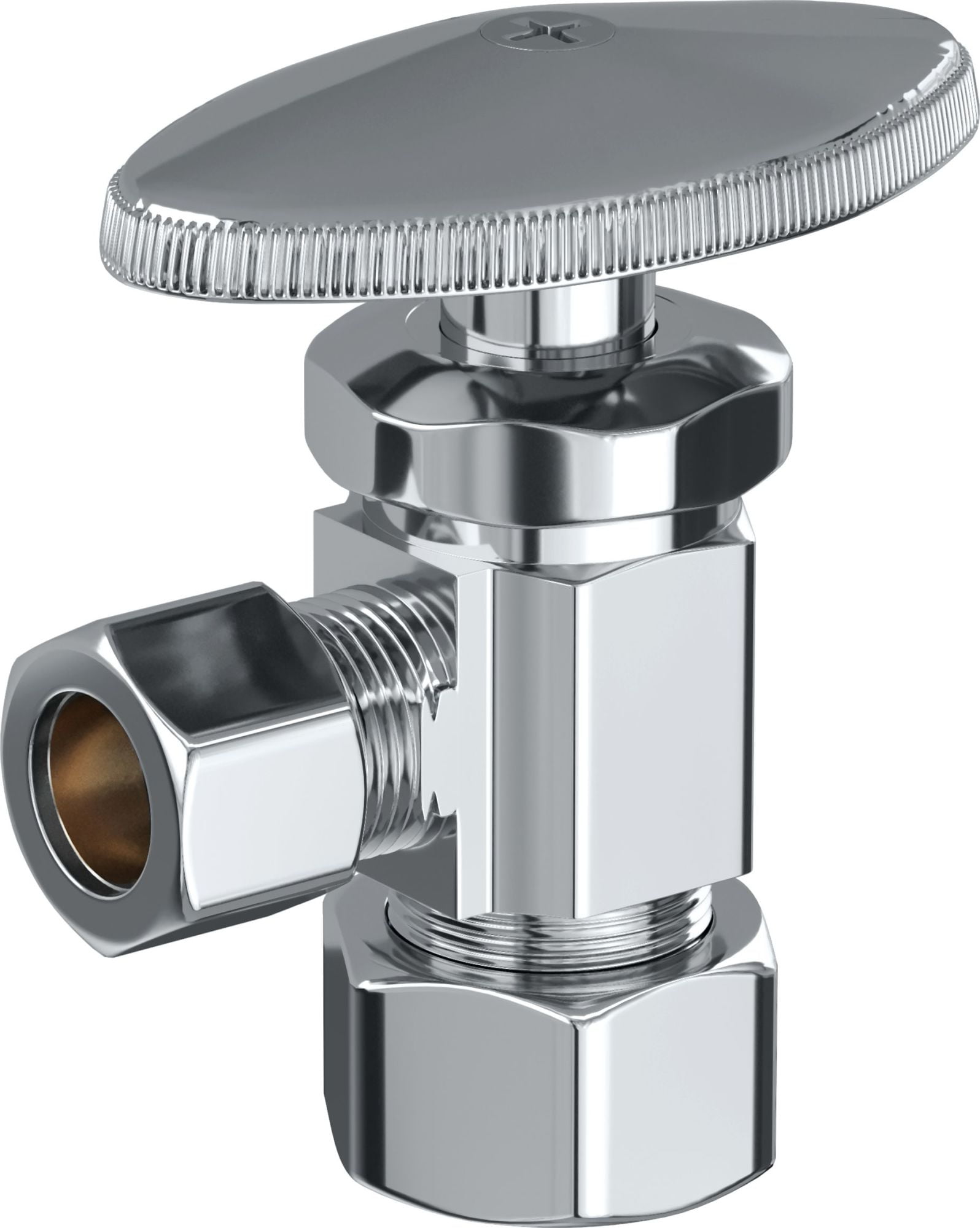 Keeney PP2886EZ Quarter Turn No Crimp PEX Angle Valve, 1/2-in