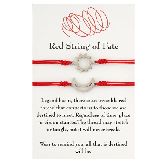 Red String of Fate Bracelet Adjustable Good Luck for Bracelet Gift for Women Men Boys Girls Friendship Jewelr