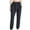 Black, variant on Womens Yoga Pants Plus Size Pocket Pants Loose Speed Dry Thin Mid-waist Casual Fitness Pants Bundle Feet Running Pants