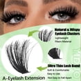 thumbnail image 3 of Kit Lash Clusters YIDUO 1686 piezas con adhesivo y sello para pestañas postizas, 3 of 9