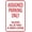 Warning Sign 1, variant on Warning Snowmobiles with Tracks and Skis Only Sign 8"x12" - Aluminum Tin for Home Business Snow Safety
