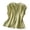 Green, variant on Women's Romantic Ruffle Trim Button-Down Top with Flutter Sleeves - Charming Solid Color Summer Blouse for Casual Daily Wear & Vacation Outings