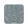 thumbnail image 2 of Licking Mat for Dogs with Suction Cups,Premium Lick Pad for Anxiety Relief,Slow Feeder Dog Bowls,Perfect for Bathing,Grooming and Training(6.3Inch,Gray), 2 of 5