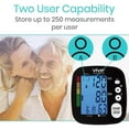 thumbnail image 5 of Vive Precision Blood Pressure Monitor – Automatic Upper Arm BP Machine with App for iOS & Android, Large LCD Display, Accurate Heart Rate Sensor, Portable for Home Use, Black, 5 of 10