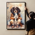 thumbnail image 6 of Bernese Mountain Dog Poster Print Bathroom Decor - Bernese Mountain Dog Canvas Wall Art For Bedroom Decor - Wall Art Bedroom Aesthetic - Best Friend Birthday Gifts, 6 of 6