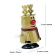 thumbnail image 2 of Wind Up Christmas Toy - Jumping/Walking Mechanical Animal for Kids Stocking Stuffers & Holiday Party Decor (Battery-Free Educational Fun), 2 of 2