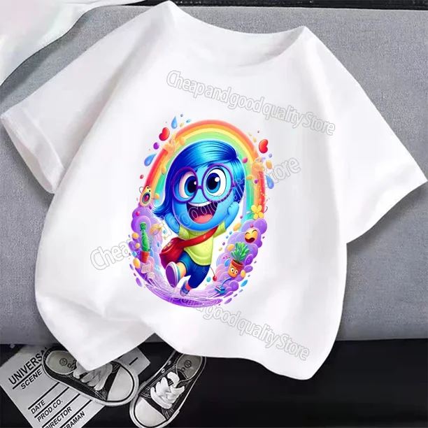 Camiseta de manga corta con estampado de dibujos animados para ninas ropa Kawaii de verano ideal para regalo 2 unidades Bodega Aurrera en linea