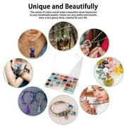 TSV 1200pcs Stone Beads, Natural Gemstone Beads, Multi-Color Irregular Chips Stones, Crushed Chunked Crystal Pieces Loose Beads, for Jewelry Making Decor DIY Crafts