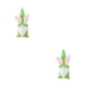 thumbnail image 2 of Decoraciones de Pascua Cateissary, suministros para fiestas, 2piezas Verde, 2 of 6