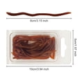 thumbnail image 4 of 20 Piezas Cebo para Lombrices Tierra Cebos Suaves 8cm Aparejos Pesca Dulce, 4 of 4