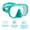 thumbnail image 3 of Máscara Cressi Musa Frameless Aqua Green, 3 of 8