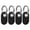 4 Black, variant on YUNOVA 4 Pack Galaxy SmartTag2 Silicone Protective Case with Key Ring for Samsung Galaxy SmartTag2 - Ideal for Keys, Wallet, Luggage & Pets