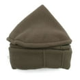 thumbnail image 5 of Dark Khaki Afghan Style Faux Wool Stretchable Pakol Mujahidin Kufi Hat, 5 of 6