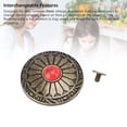 thumbnail image 3 of Botones Decorativos, Metal Y Patrón De Girasol Rojo Turquesa, Diseño Desmontable, Botones Traseros Con Tornillos, 10 Juegos Para Manualidades, 3 of 7