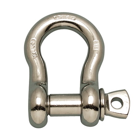 

STAINLESS STEEL 316-NM ANCHOR SHACKLE 7/16 (S0116-FS12)