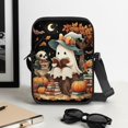 thumbnail image 5 of Binienty Halloween Messenger Bag for Women Crossbody Ghost Pumpkin Shoulder Purse Anti Theft RFID Coin Phouch Handbags Trendy Casual Travel Corss Body Sling Bag Gifts for Sister, 5 of 7