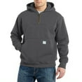 thumbnail image 5 of LNZGNM Quarter Zip Pullover Hoodies Men Long Sleeve Mock Neck Gray Sweatshirt Casual 1/4 Zip Pullover Hoodies Mens Fall Lightweight Mens Hoodie, Dark Gray XL, 5 of 5