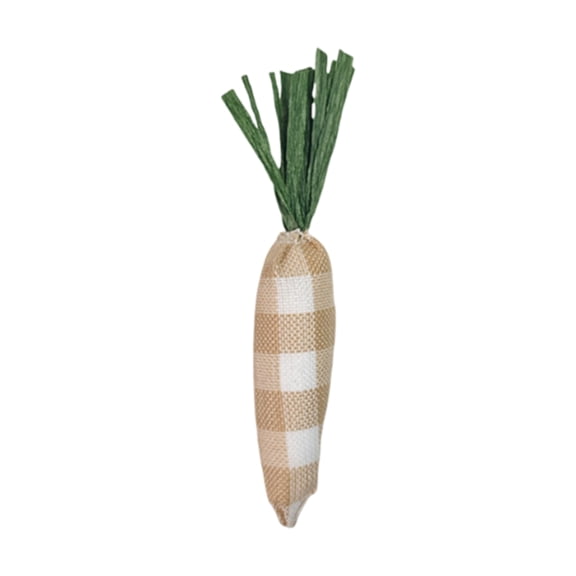 4Inch 1pcs Easter Fabric Carrot Decorations for Party Supplies | Adorable Soft Plush Carrot Ornaments for Spring & Home Decor