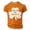 Orange, variant on IWRICH St. Patrick's Day Short Sleeve T Shirts for Men Slim Fit Clover Printed Tees Casual Holiday Shamrock Tops Orange XL