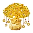 thumbnail image 4 of Árbol del dinero de citrino, decoración, centro de mesa coleccionable de la suerte, obra de arte, bonsái 19 cm x 10 cm x 22 cm, 4 of 9