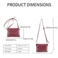 thumbnail image 2 of Sunyuer Punk Style Rivet Small Square Shoulder Bag - Crossbody Commuter Handbag with Dual Pockets, Portable and Stylish, 2 of 6