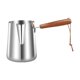 thumbnail image 1 of Cafetera turca, calentador de leche, tetera multiusos, tetera de acero inoxidable 600ml, 1 of 9