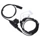 thumbnail image 4 of Atar de Micrófono de Garganta, Micrófono de Garganta Walkie Talkie Auricador de un Botón Multifuncio de Alta Resistencia Con U94 Ptt Para Xir para MTP3550, 4 of 7