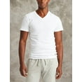 thumbnail image 3 of POLO RALPH LAUREN Classic Fit Undershirt w/Wicking 3-Pack V-Necks White/Surf Blue/Cruise Navy MD, 3 of 3
