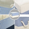 thumbnail image 4 of Unique Bargains Fabric Storage Bin Box with Handles Laundry Baskets Organizer for Closet, 4 of 8