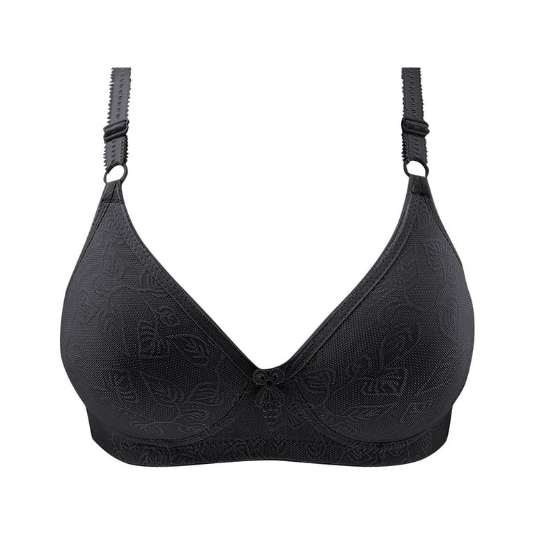 AILIVIN Wireless Bras for Women Full Coverage Support Bras For Women  Minimizer Women's Lace Bra WireFree Lightly Lined Cup Full Figure No Back  Fat Comfy No Wire Womens Bras Cinnamon 38DD Lift