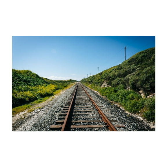 Davenport Railroad - Santa Cruz California Photography Unframed Wall Art Print 5 x 7 inches