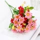thumbnail image 2 of Ramo de flores artificiales Cateissary 2 piezas de seda colorido para crisantemo Rosa, 2 of 6
