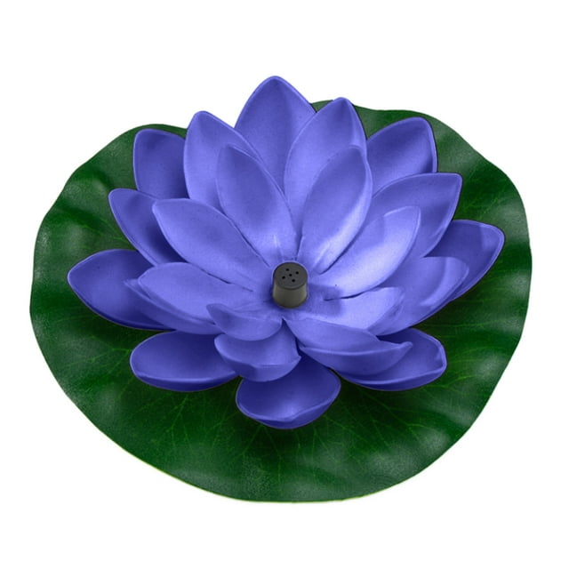 Bmisegm Solar Waterscape Garden Floating Flower Fountains for Bird Bath Fish Tank Pool Swimming Blue
