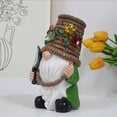 thumbnail image 6 of Augper Clearance Outdoor Solar Garden Statue Gnome Ornament Solar Light Green Doll Ornament-Decorations for Indoor Spring Home Bedroom Office Decor, 6 of 8