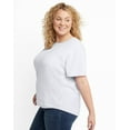 thumbnail image 2 of Hanes T-Shirt Short Sleeve Plus Sizes Originals Women Crewneck Tee  100% Cotton 2x-4x, 2 of 3